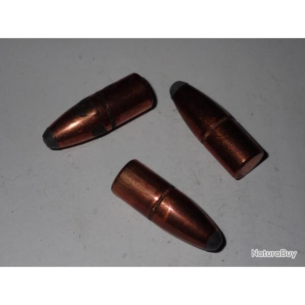 Lot de 3 ogives - 220 grains - 9,06 mm - SP