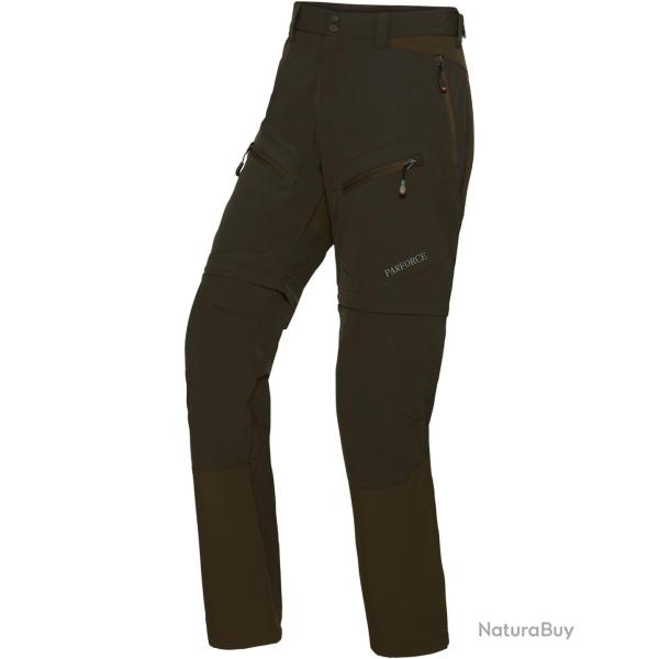 Pantalon Zipp-Off Agile (Couleur: Braunoliv, Taille: 58)