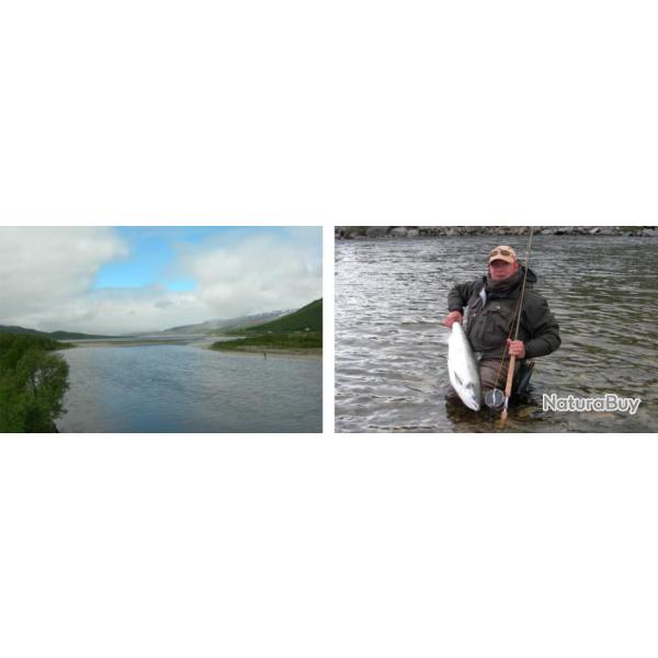 Norvge : Pche sur la Repparfjorselva