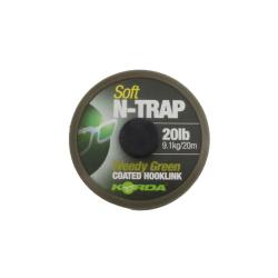 Tresse gain&eacute;e N-Trap Soft 20lb Weedy Green