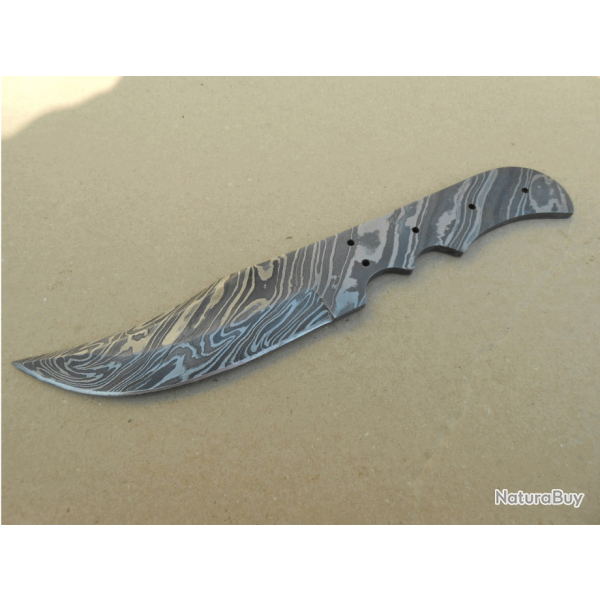 Lame A Customiser Skinner Damas 256 Couches Couteau de Chasse BL123