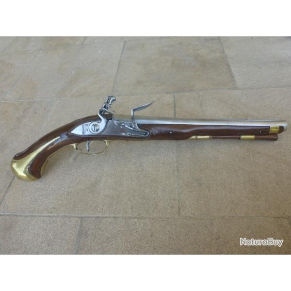 Superbe pistolet de Cavalerie R�glementaire � Silex Mod�le 1733