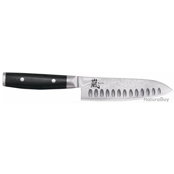 Couteau Santoku Yaxell Ran 36001G alv�ol�