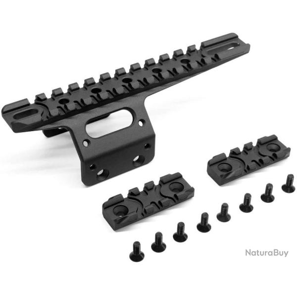 Front rail set noir Action Army pour AAC T10