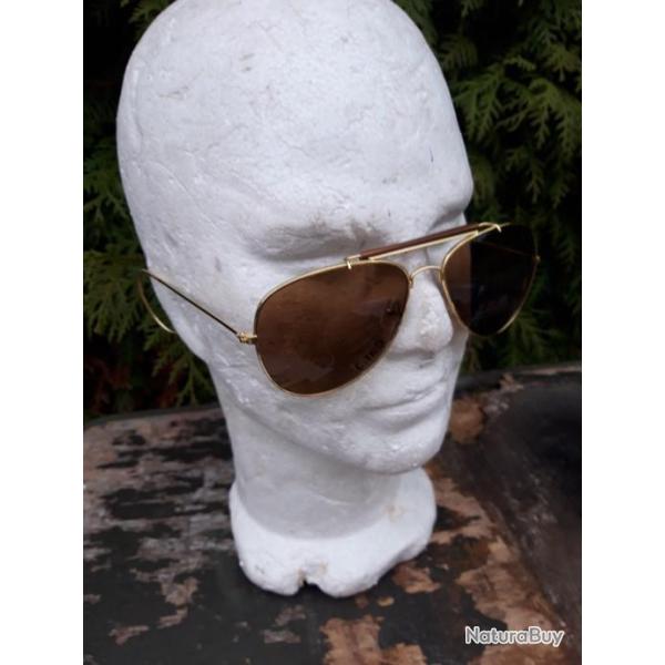 PAIRE DE LUNETTES USAF MODELE MARRON