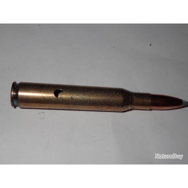 Cartouche neutralis�e - 280 Rem - Norma - Ogive semi blind� - Trace d'oxydation