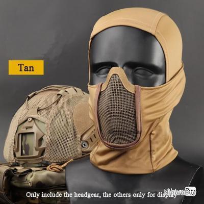 DEMI MASQUE protection militaire Airsoft