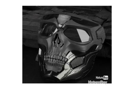 Casque tactique + masque + ensembles de lunettes casque de