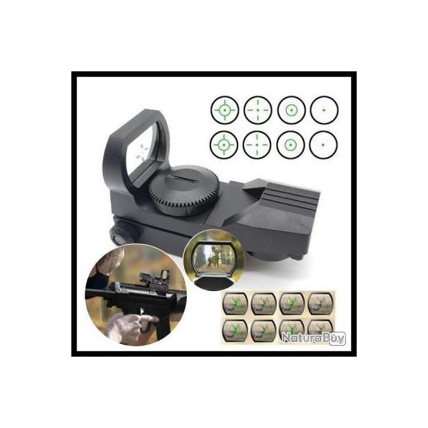 Viseur holographique airsoft en plastique rail 20 mm - LIVRAISON GRATUITE !!