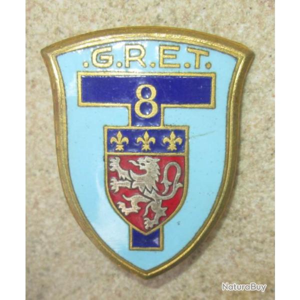 8� Groupe R�gional Exploitation Trans, dos guilloch� argent�