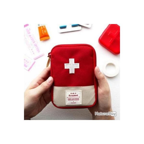sac Premiers secours en plein air d'urgence (juste la sacoche) ROUGE - LIVRAISON GRATUITE !!