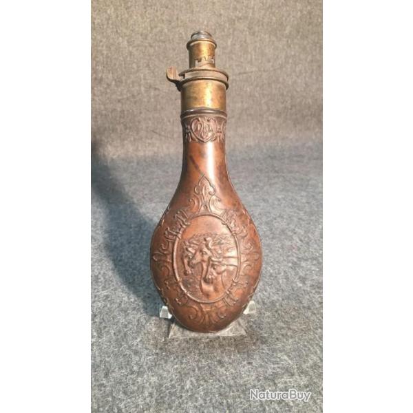 Belle poire � poudre XIX�me HAWKSLEY