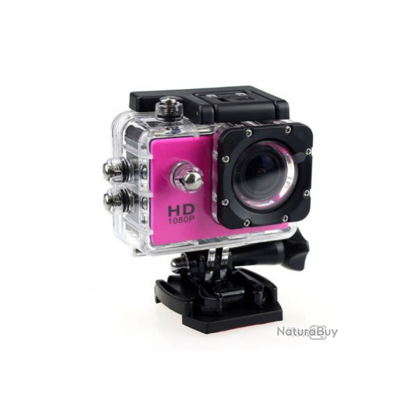 1080P voiture Cam cyclisme camra extrieure chasse camra avec support ROSE- LIVRAISON GRATUITE