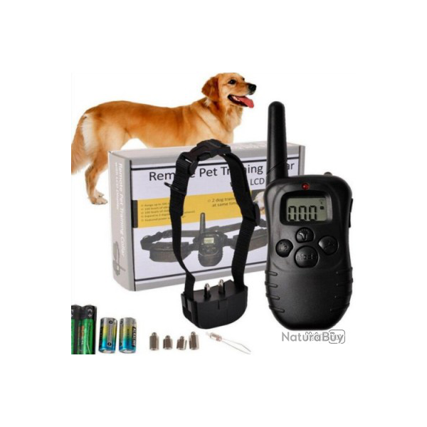 Collier de dressage electrique chock pour chien 300M tanche Rechargeable - LIVRAISON GRATUITE !!