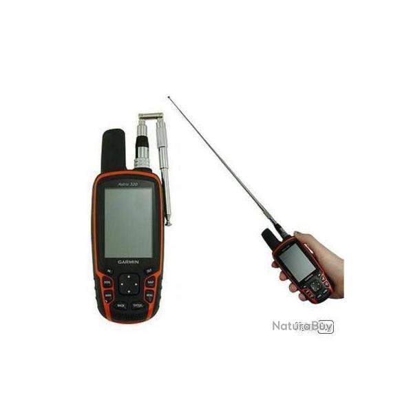 Antenne t�lescopique Supra Power pour Garmin Astro 220, 320 et Alpha + BS Planet Evo