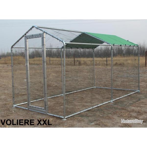 Voliere XXL 4x2x2m cage oiseau pigeon colombe GEANTE avis cielterre-commerce