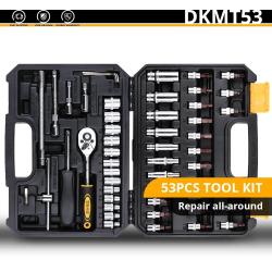 Boite a Outils Qualite Pro en Malette pour la Maison Voiture Bricolage-KIT 53PCS 20260726000113