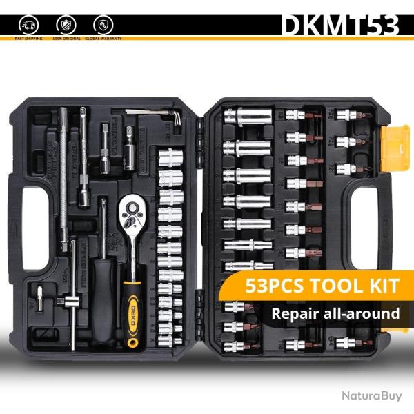Boite a Outils Qualite Pro en Malette pour la Maison Voiture Bricolage-KIT 53PCS 20260729082506