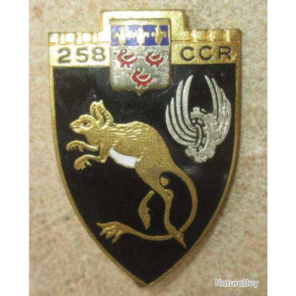 258� Cie de Circulation Routi�re, �mail, relief, sigle C.C.R.