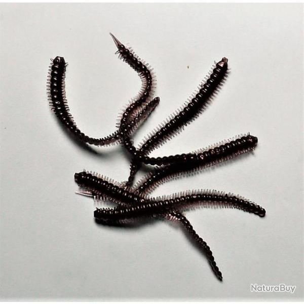 NEREIS - vers marins - 10 cm - 1 gr - color brun - par 6