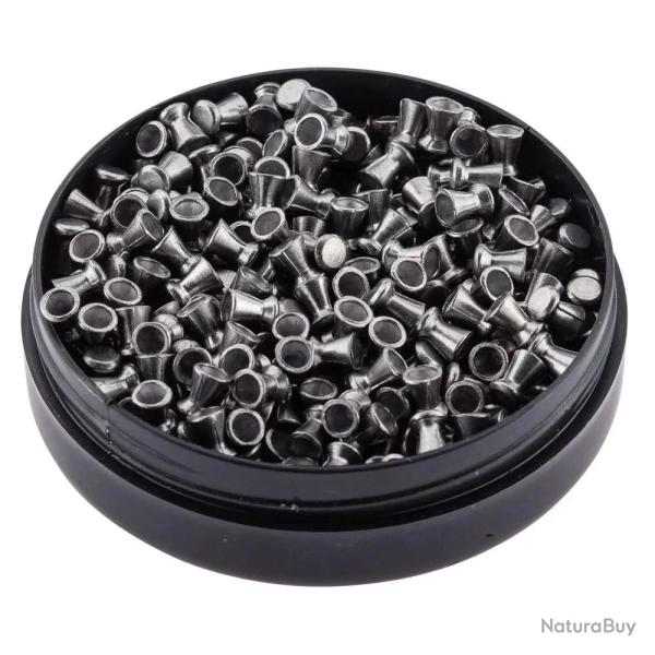 Boite de 500 plombs Black ops souples plats cal 4.5