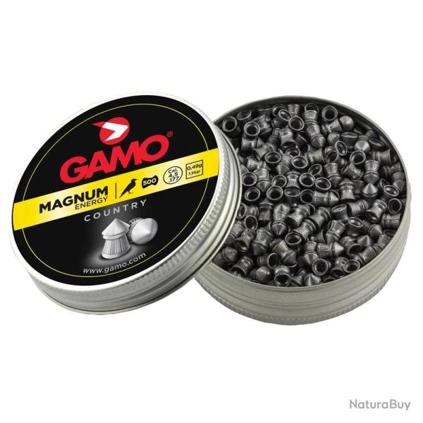 Boite de 500 plombs Magnum Energy jupe diabolo stri�e cal 4.5