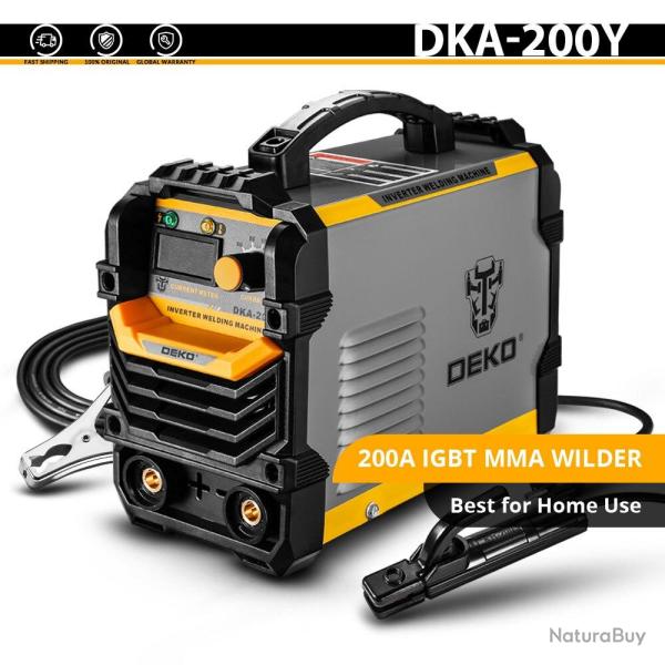 Poste a Souder Pro Arc 220V Inverter MMA IGBT, Modele: DKA-200Y