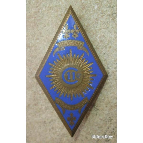 11 Rgiment de Cuirassiers, mail bleu, dos guilloch