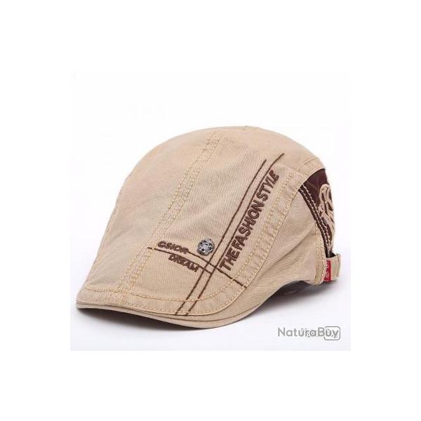 superbe casquette beige - livraison gratuite !!