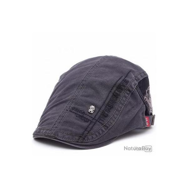 superbe casquette couleur ardoise - livraison gratuite !!