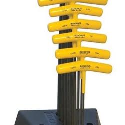 BONDHUS - Cl&eacute;s Allen US 3/32"-3/8" avec support