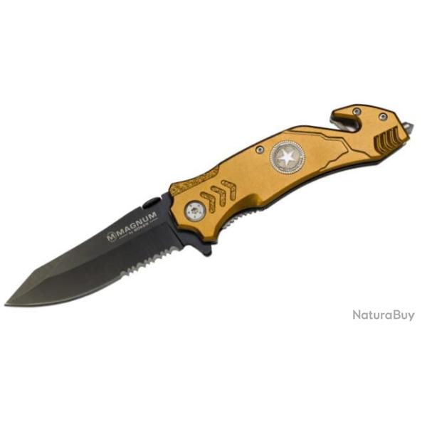 couteau pliant de s�curit� Boker Magnum Army rescue 01LL471