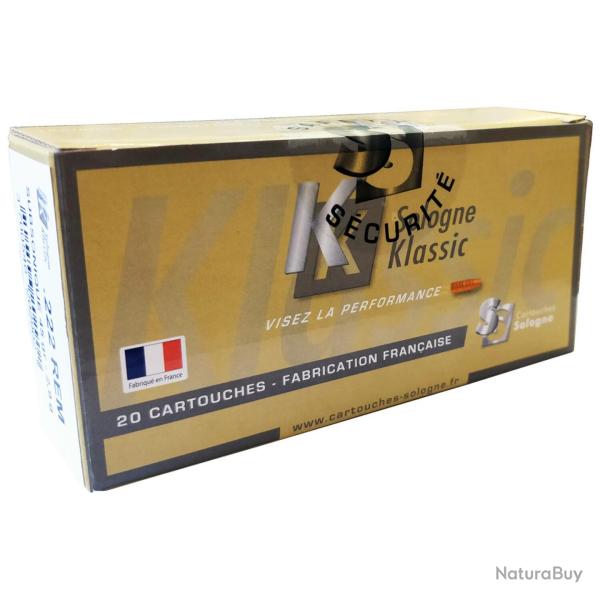 .222 Rem. Sologne Klassic Subsonique 45gr - 2,9g (Calibre: .222 Rem.)