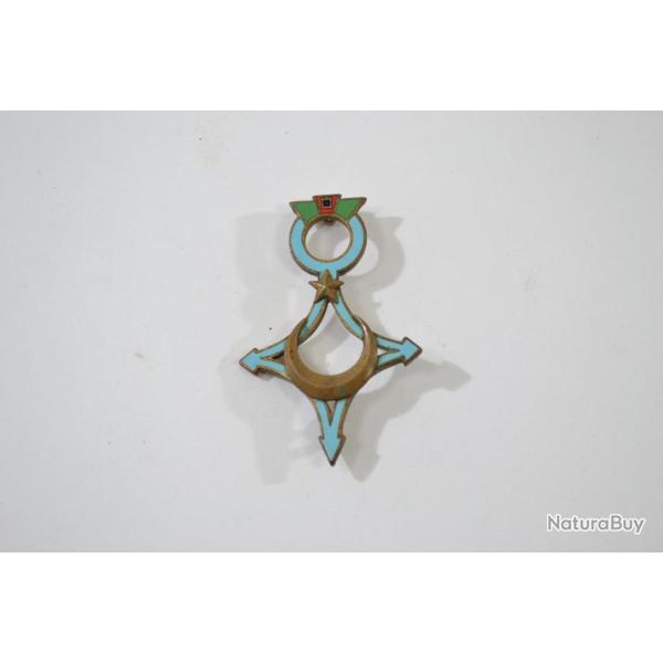 Insigne ITS des Territoires SUD ALGERIEN H795 Drago Paris, dos guilloch vert clair