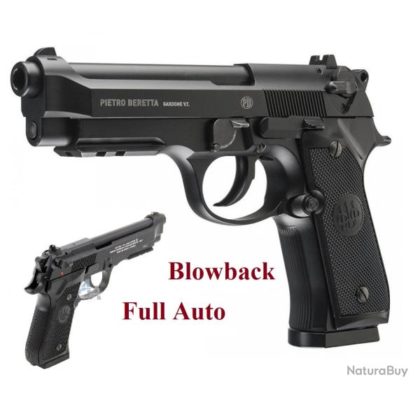 Pistolet Co2  Beretta M92 A1 FULL AUTO  / Cal 4.5  BB
