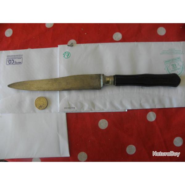 antique couteau � d�couper medaille d'argent