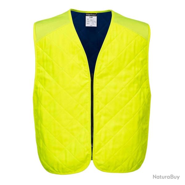 Gilet de rafraichissement jaune, Portwest Jaune S/M