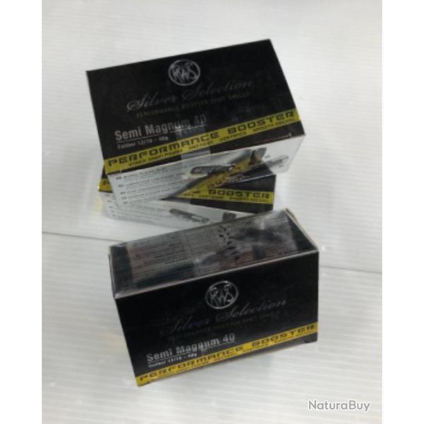 CARTOUCHE,RWS SILVER SLECTION SEMI MAGNUM 40CAL: 12/70 - 40G