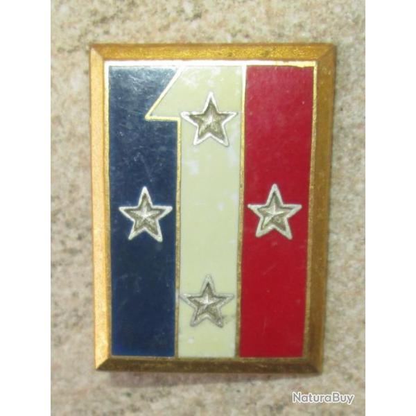 1� Corps d'Arm�e, r�sine, dos guilloch�, 2 anneaux