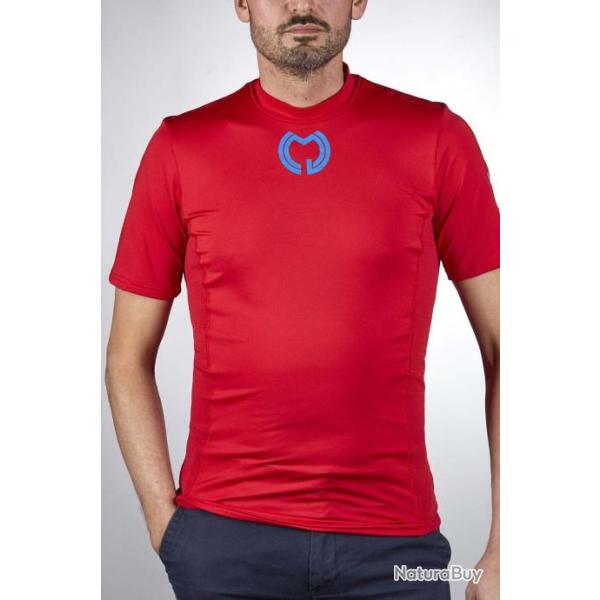 LYCRA COURT TSHIRT SPORT CASTELLANI ROUGE