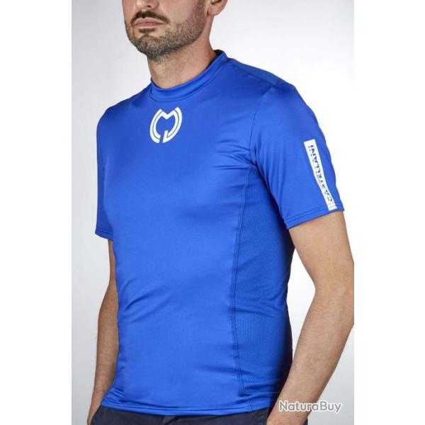 LYCRA COURT TSHIRT SPORT CASTELLANI BLEU CLAIR