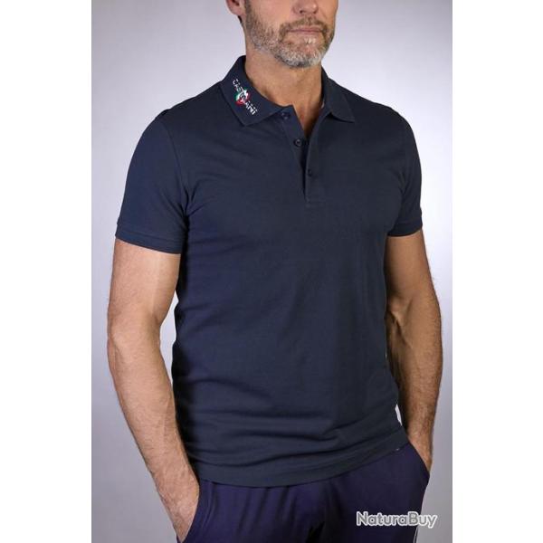 POLO CASTELLANI BLEU FONCE