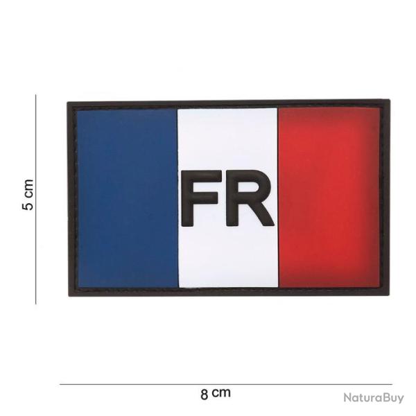 PATCH 3D PVC : DRAPEAU FRANCE AVEC VELCRO