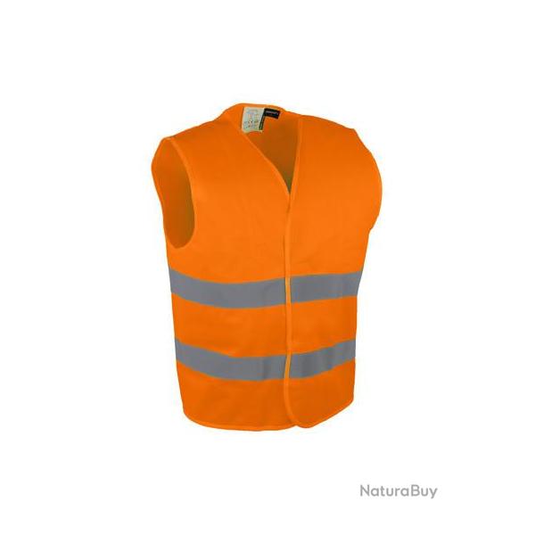 Gilet haute visibilit� en polyester avec fermeture auto-agrippante Singer Safety GILA/GILO Orange 2X