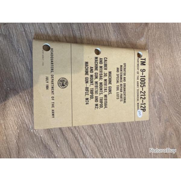 Guide technique M1919 et variantes