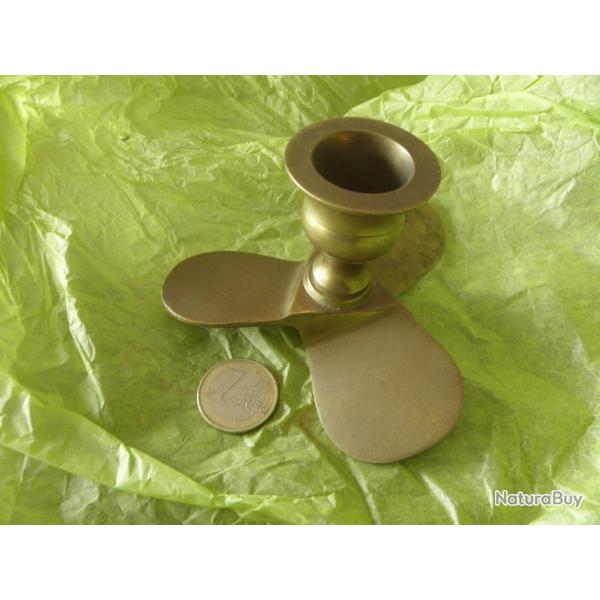 vintage bougeoir marine, h�lice en laiton