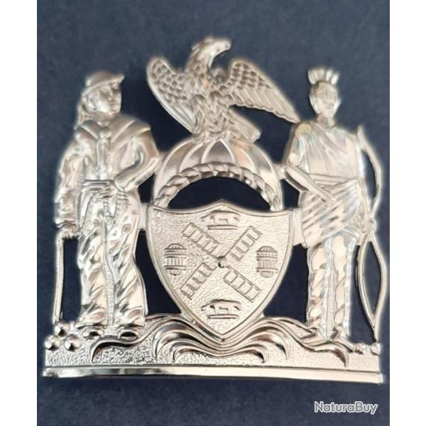 Insigne NYPD pour casquette Argent