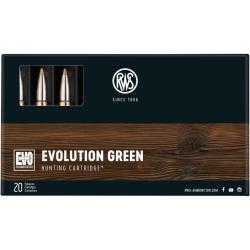 Cartouches 6,5 Creedmoor Evo Green 6,0g/93grs. (Calibre: 6,5 Creedmoor)