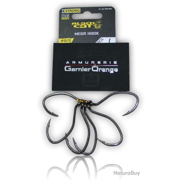 HAMECON BLACK CAT SIMPLE OEILLET 8/0 X6