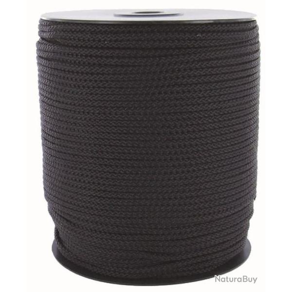 Corde Drisse 100m PP noir 2mm